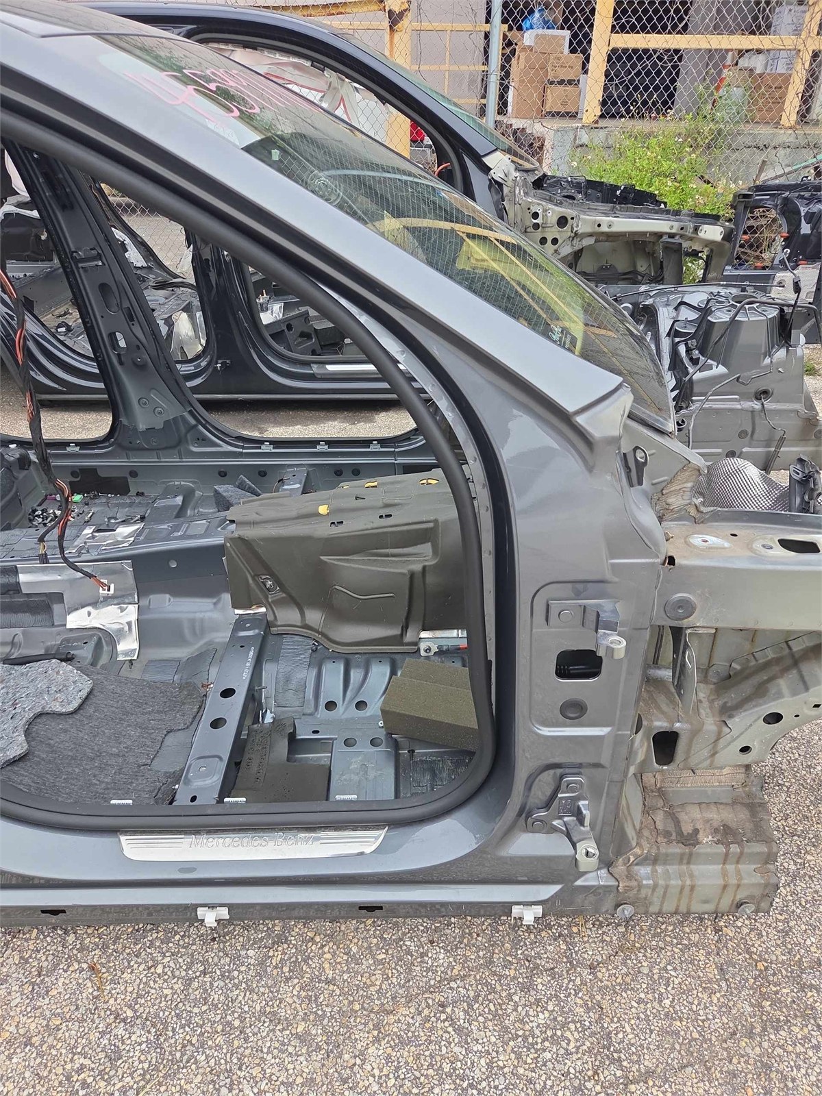 2017-2020 Mercedes Benz E300 Right A-pillar Body Frame Gray 992 Oem A2136303602