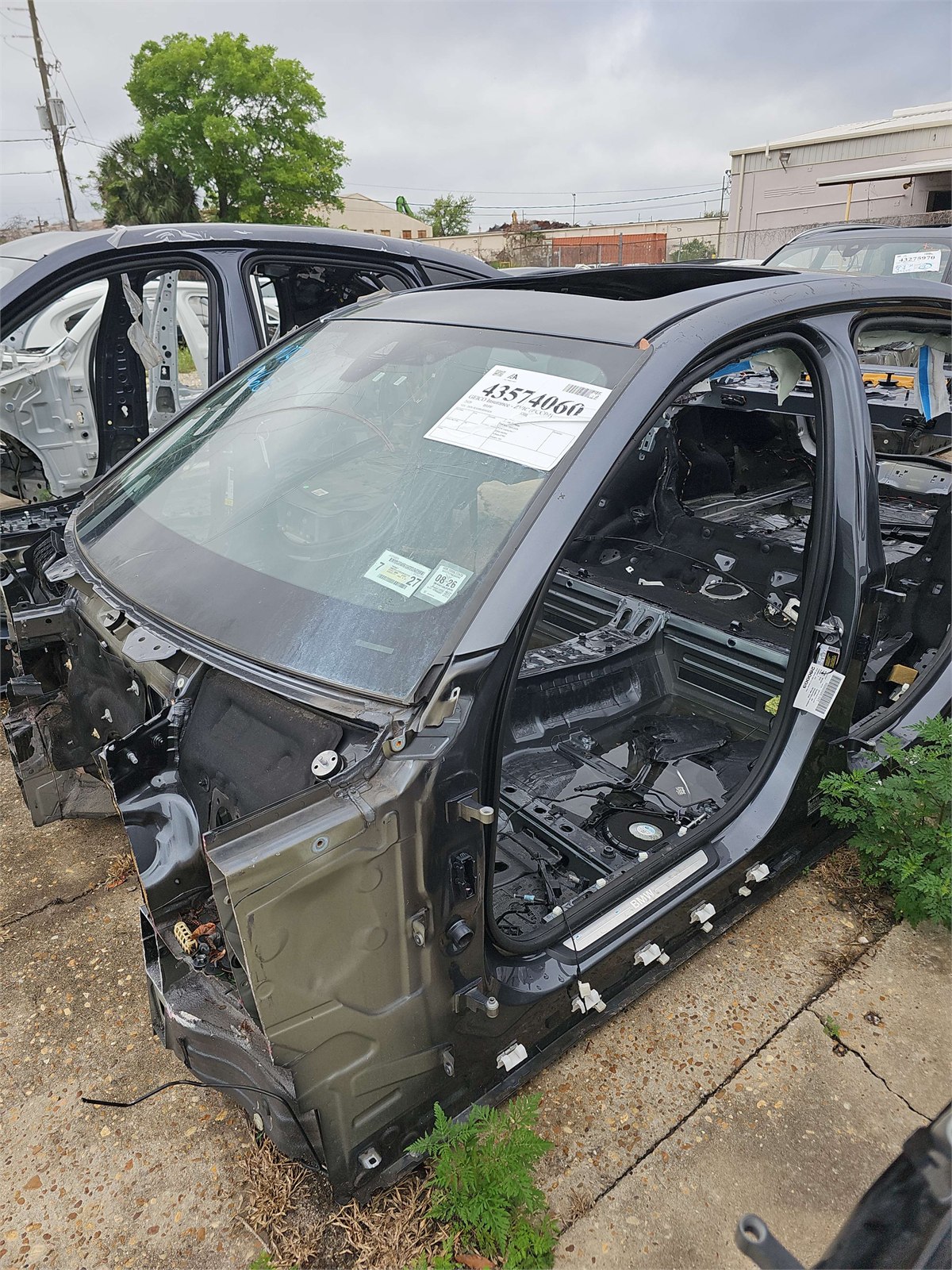 2019-2024 Bmw 330i A Pillar Body Frame Left Mineral Gray b39 OEM 41007493259