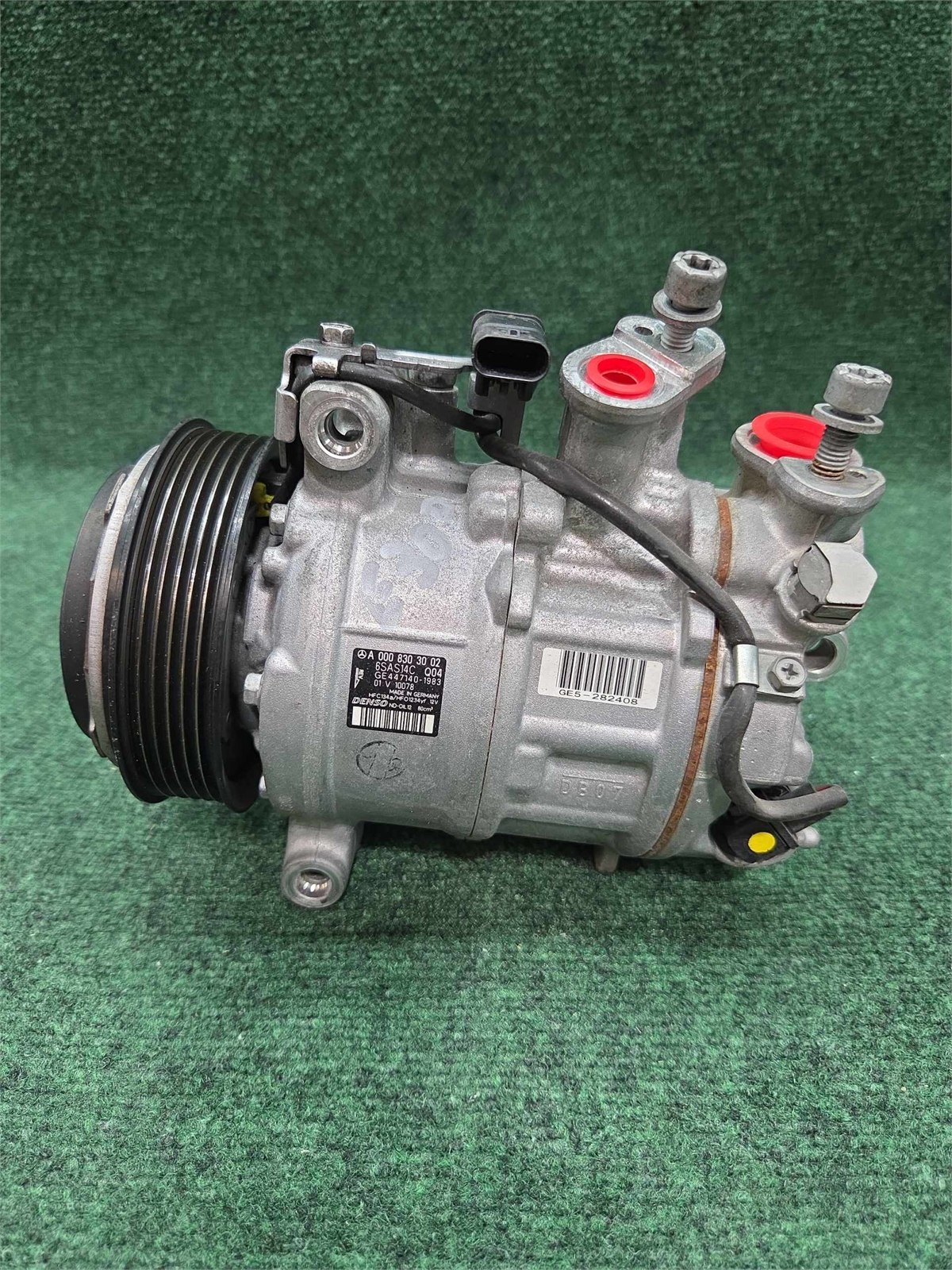 2016-2023 Mercedes Benz E300 A/c Compressor Denso 99k Mls Oem A0008303002