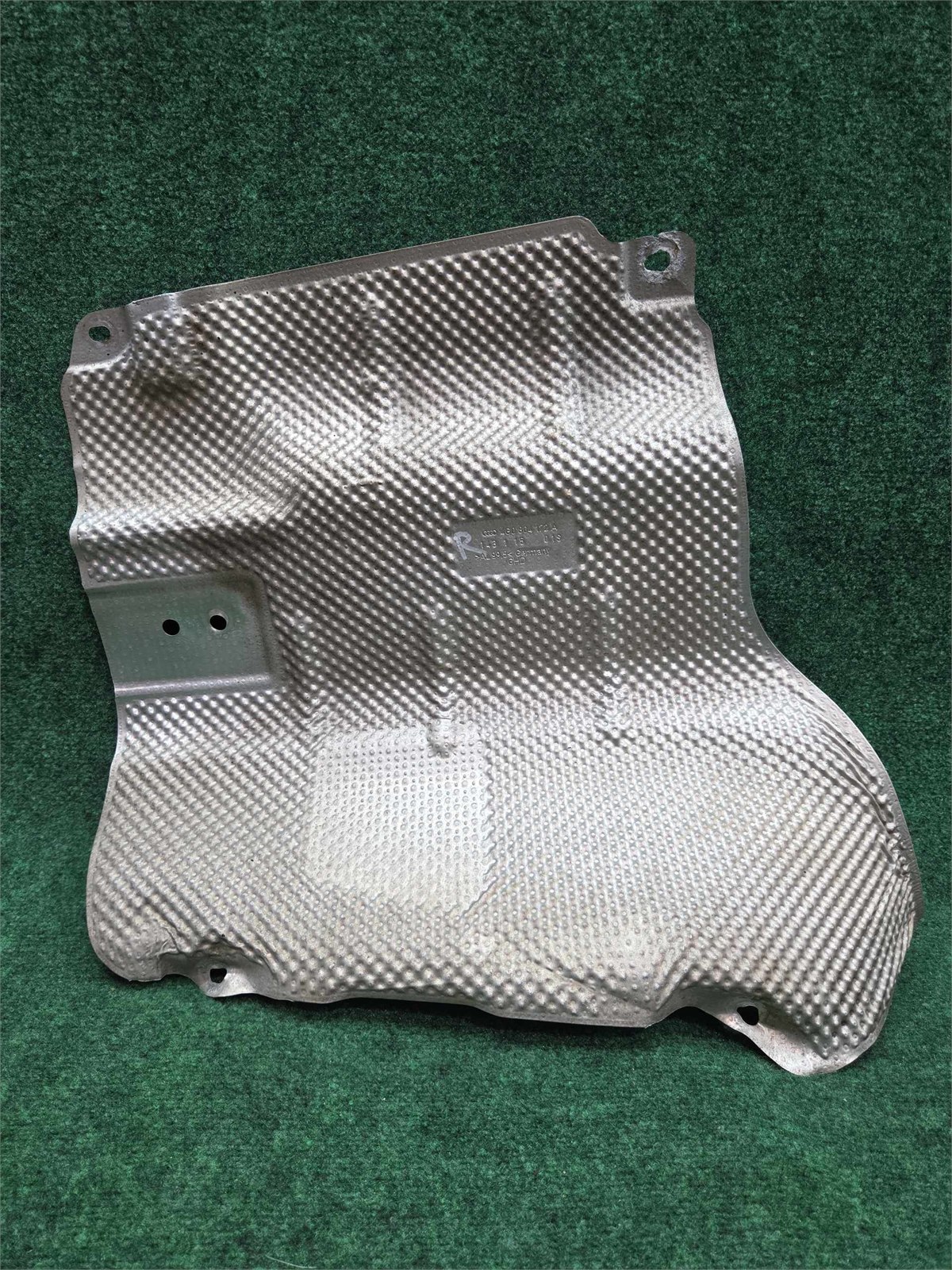2016-2018 Audi A7 Quattro Right Rear Silencer Heat Shield Oem 4g0804172a