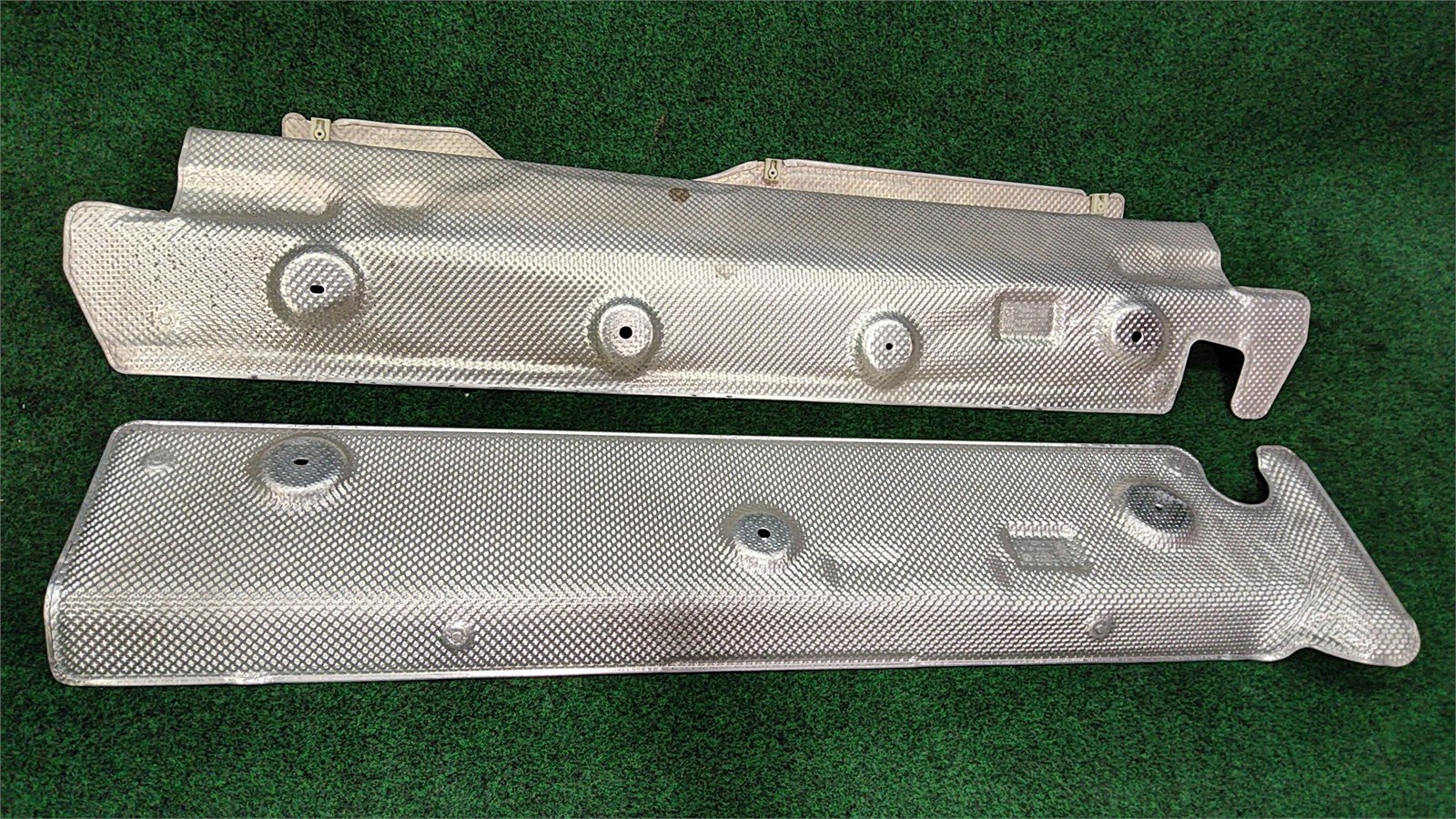 2018-2025 BMW X5 Rear Muffler Heat Shield OEM 51487424934 51487424936