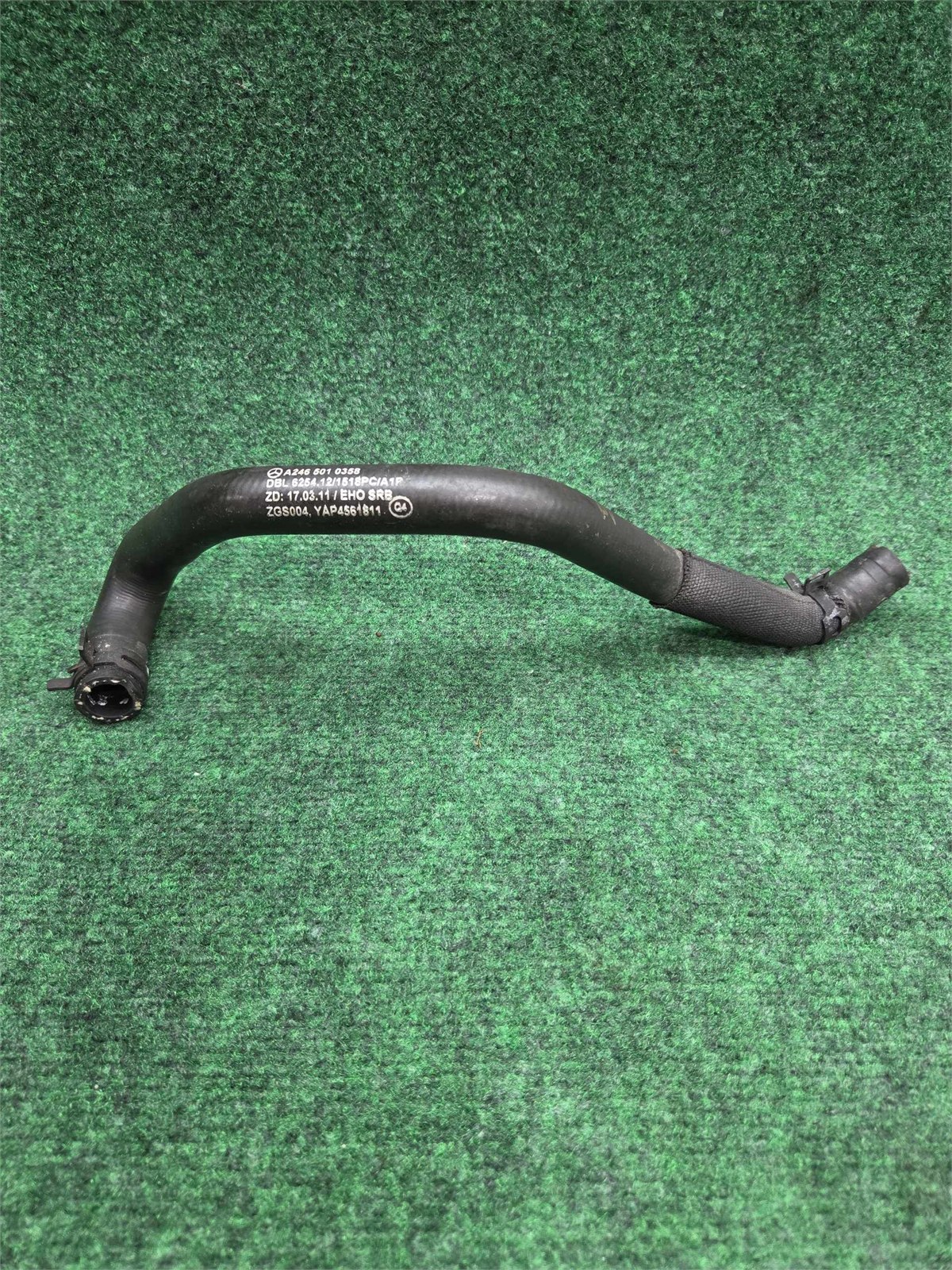 2015-2020 Mercedes Gla 250 Oil Cooler Circulation Hose 82k Mls Oem A2465010358