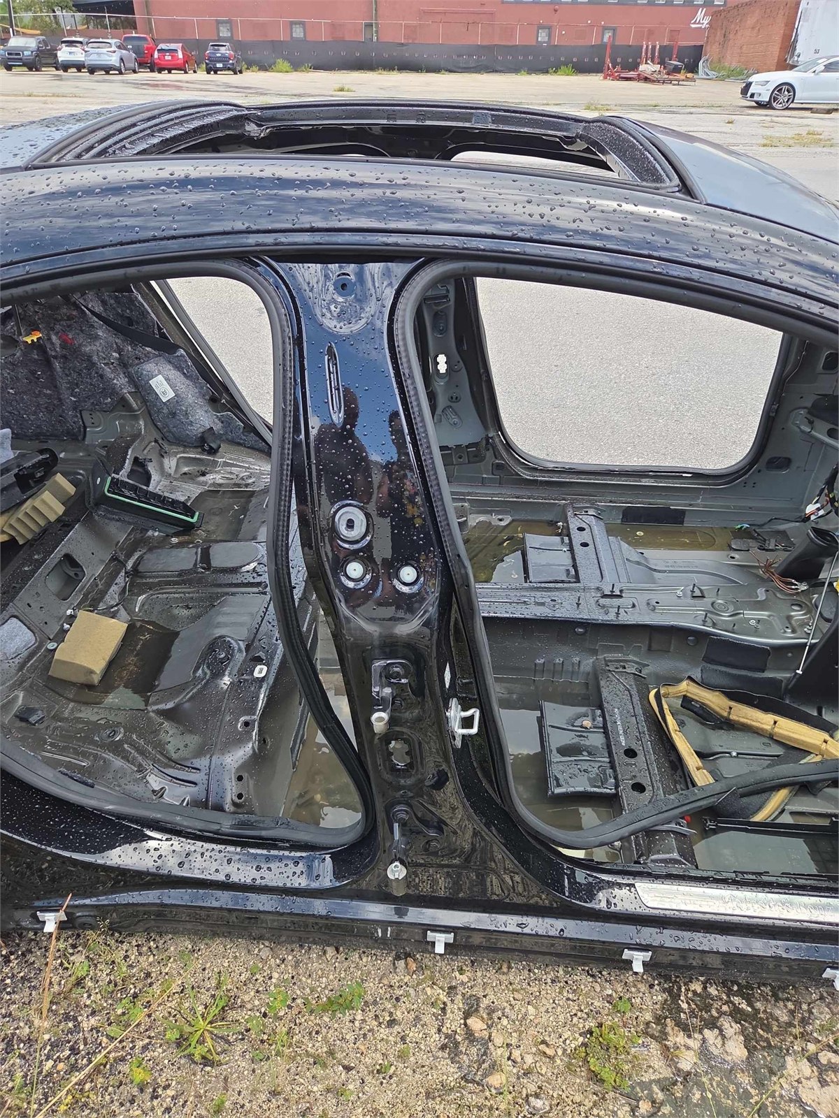 14-2019 Mercedes Cla 250 Right B-pillar Black-696 Oem A1176303000 / A1176303400
