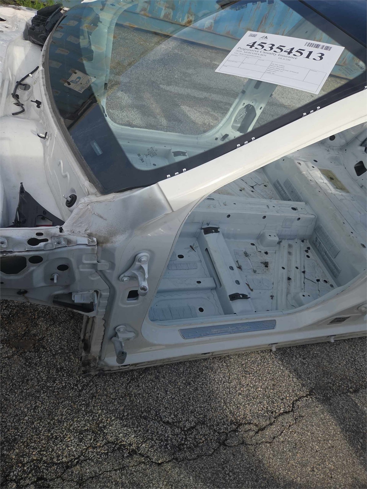 2015-2020 Mercedes Benz Gla 250 Left A-pillar Polar White 149 Oem A1566301700