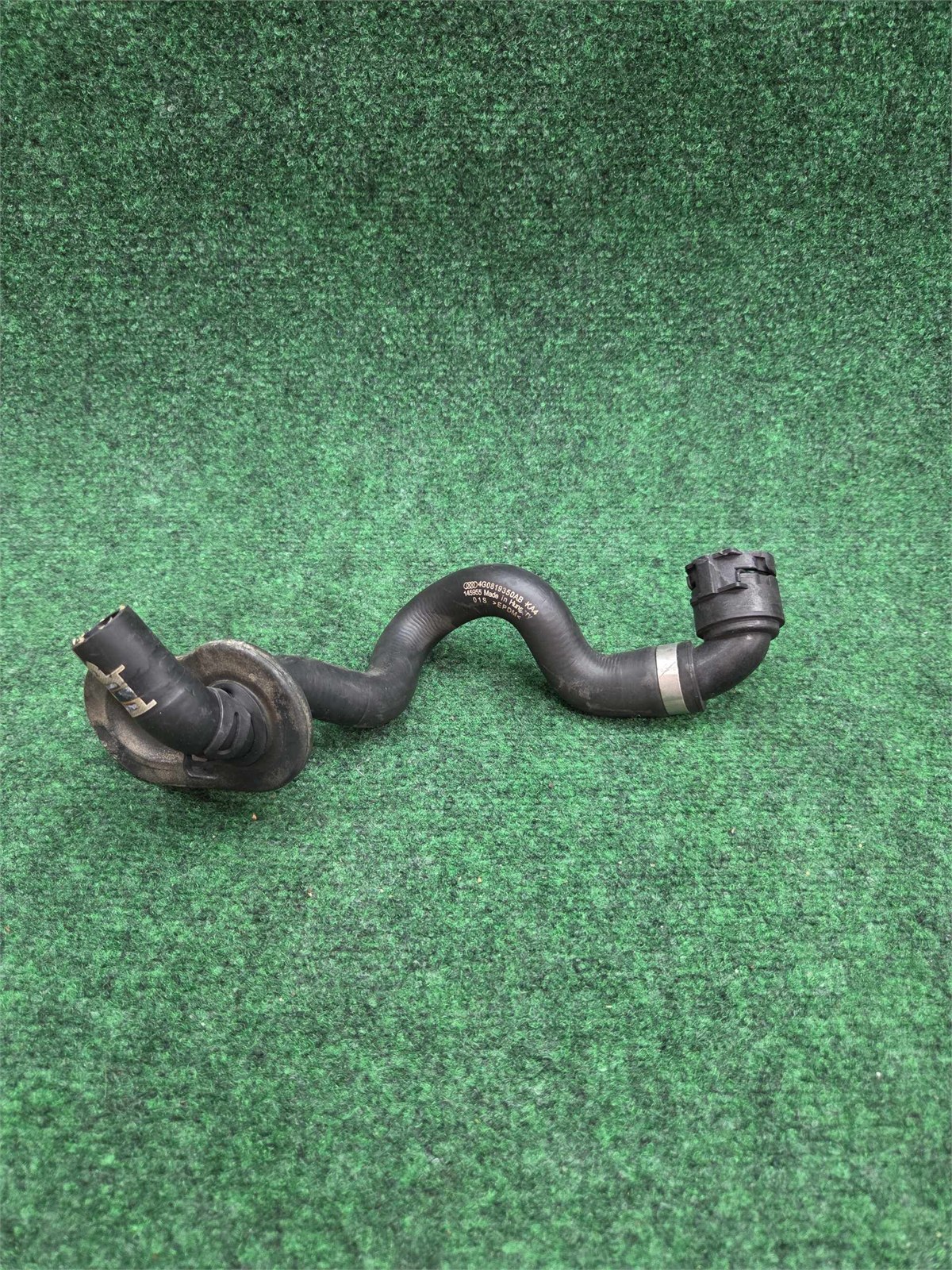 2016-2018 Audi A7 Quattro Coolant Hose Feed Line 146k Mls Oem 4g0819350ab