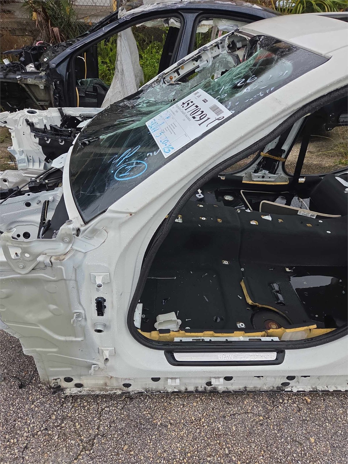 LH 2019-2025 BMW 330i Left A-Pillar Body Frame Alpine White 300 OEM 41007493259