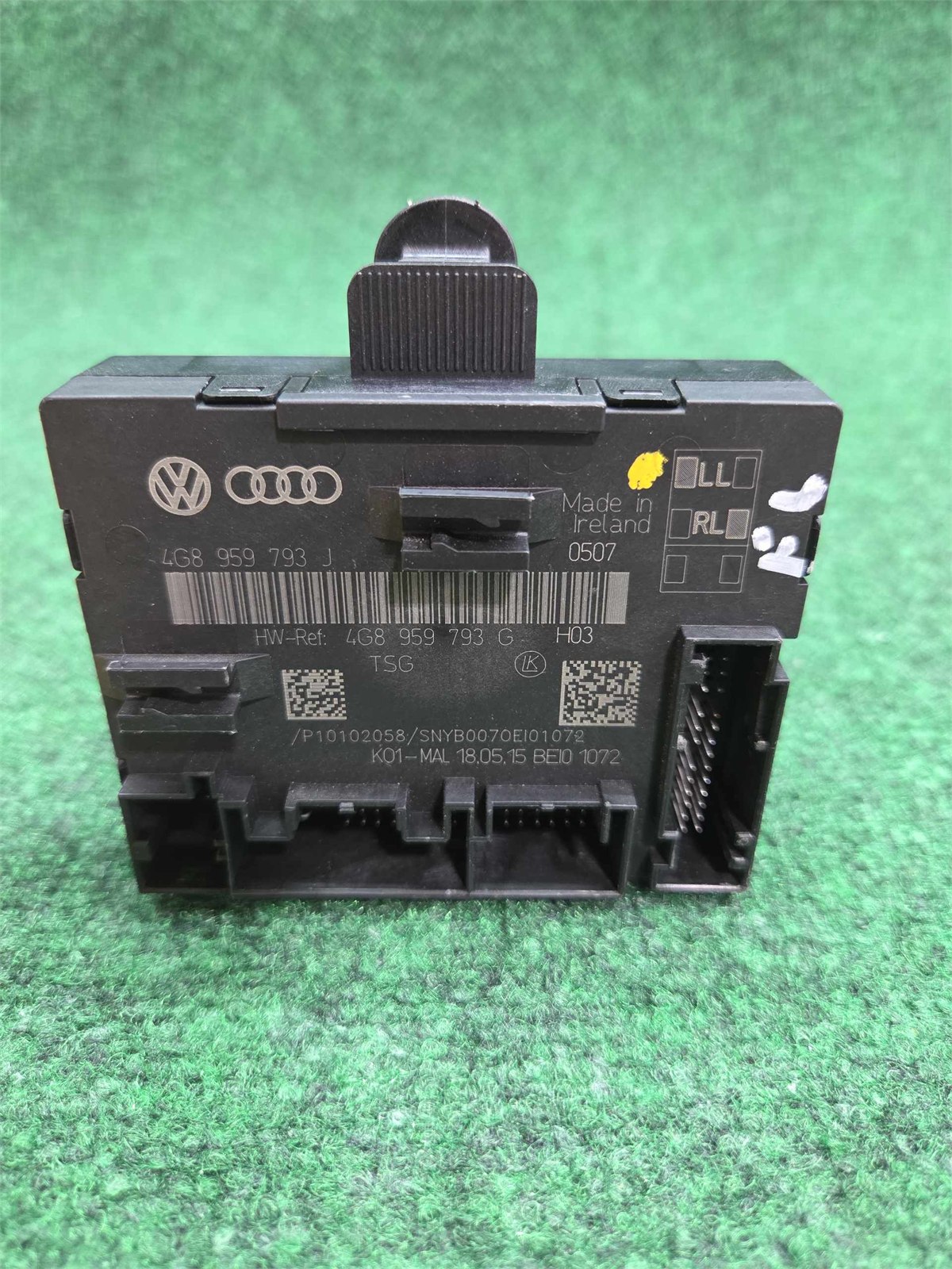 2016-2018 Audi A7 Quattro Left Front Door Control Unit Oem 4g8959793h