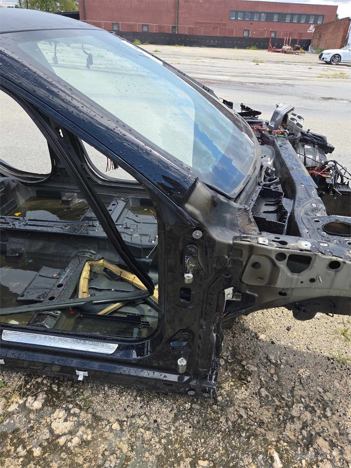 14-2019 Mercedes Cla 250 Right A-pillar Black-696 Oem A1176370220 / A1176300200
