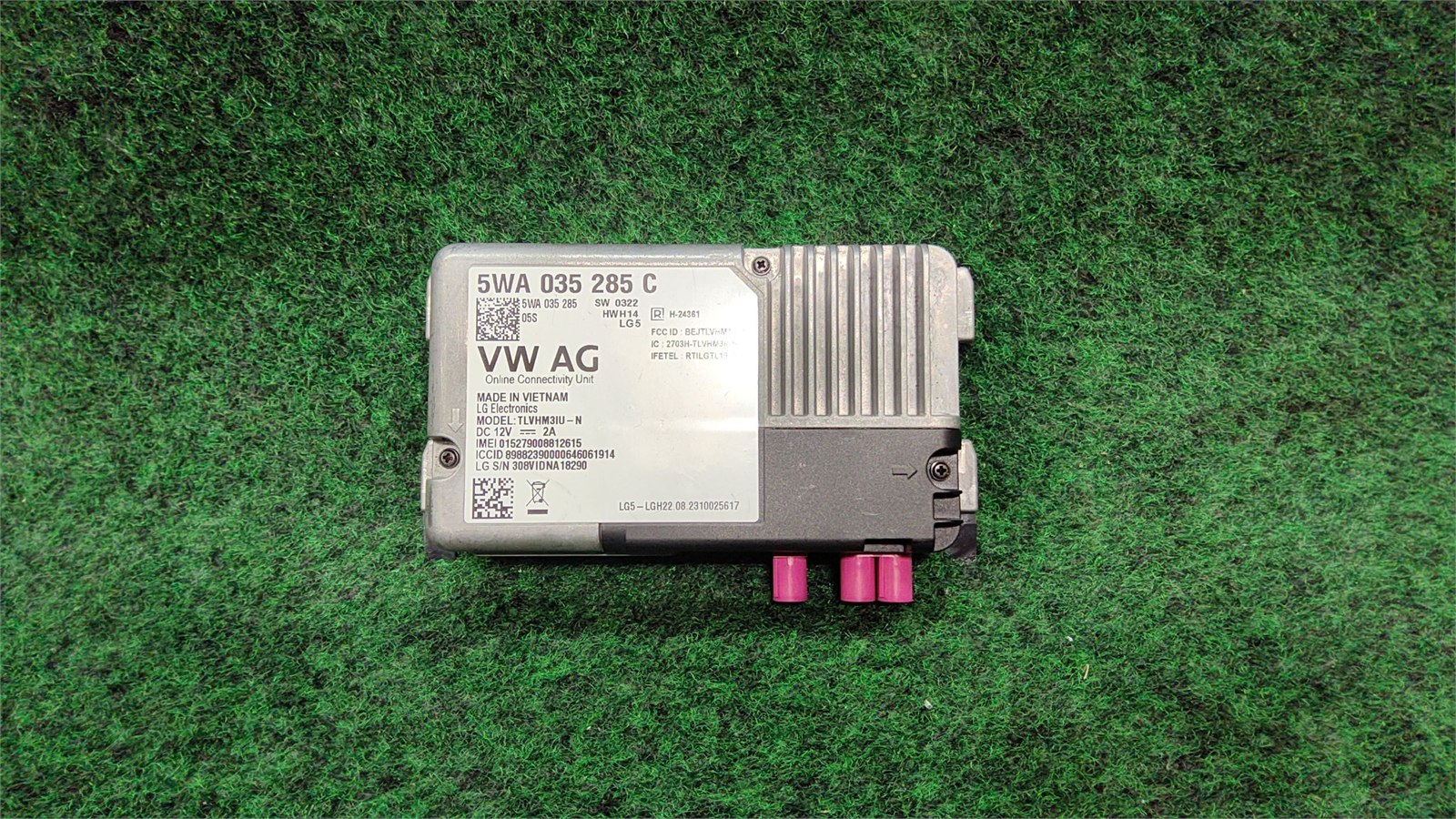 2019-2025 Audi Q3 Quattro Communication Control Unit Oem 5wa035285c