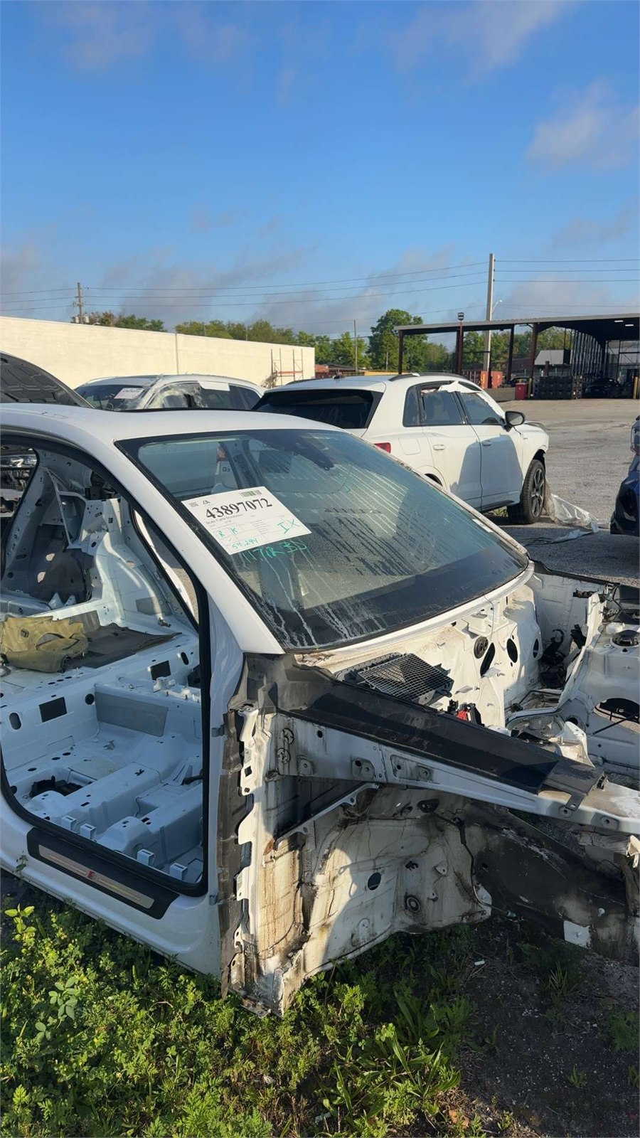 2018-2020 Audi Sq5 Right A Pillar Body Frame Ibis White T9t9 Oem 80a809202