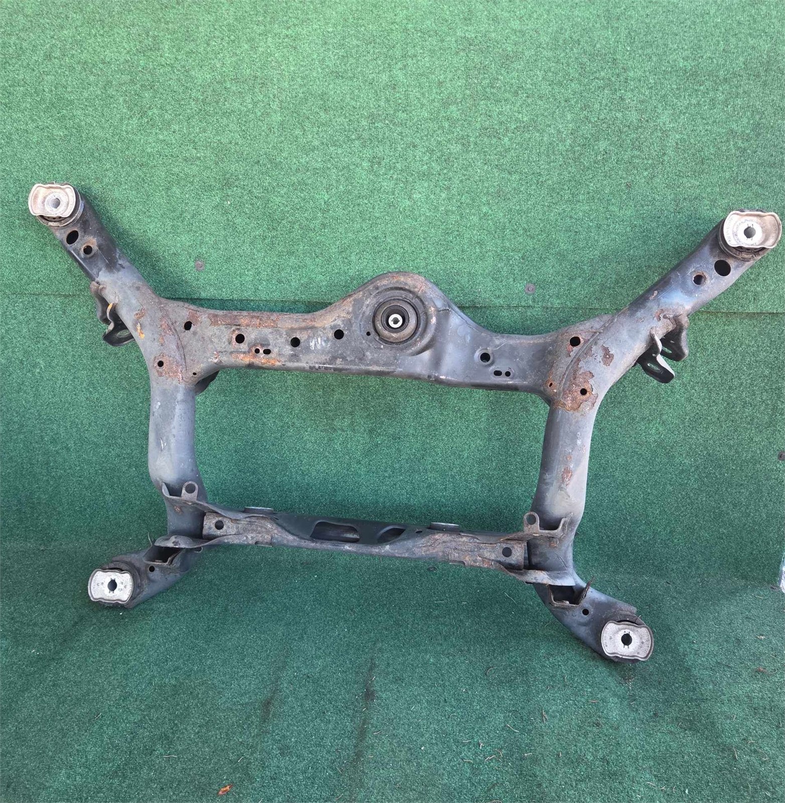 2016-2018 Audi A7 Rear Crossmember Subframe Carrier 146k Mls Oem 4g0505235ad