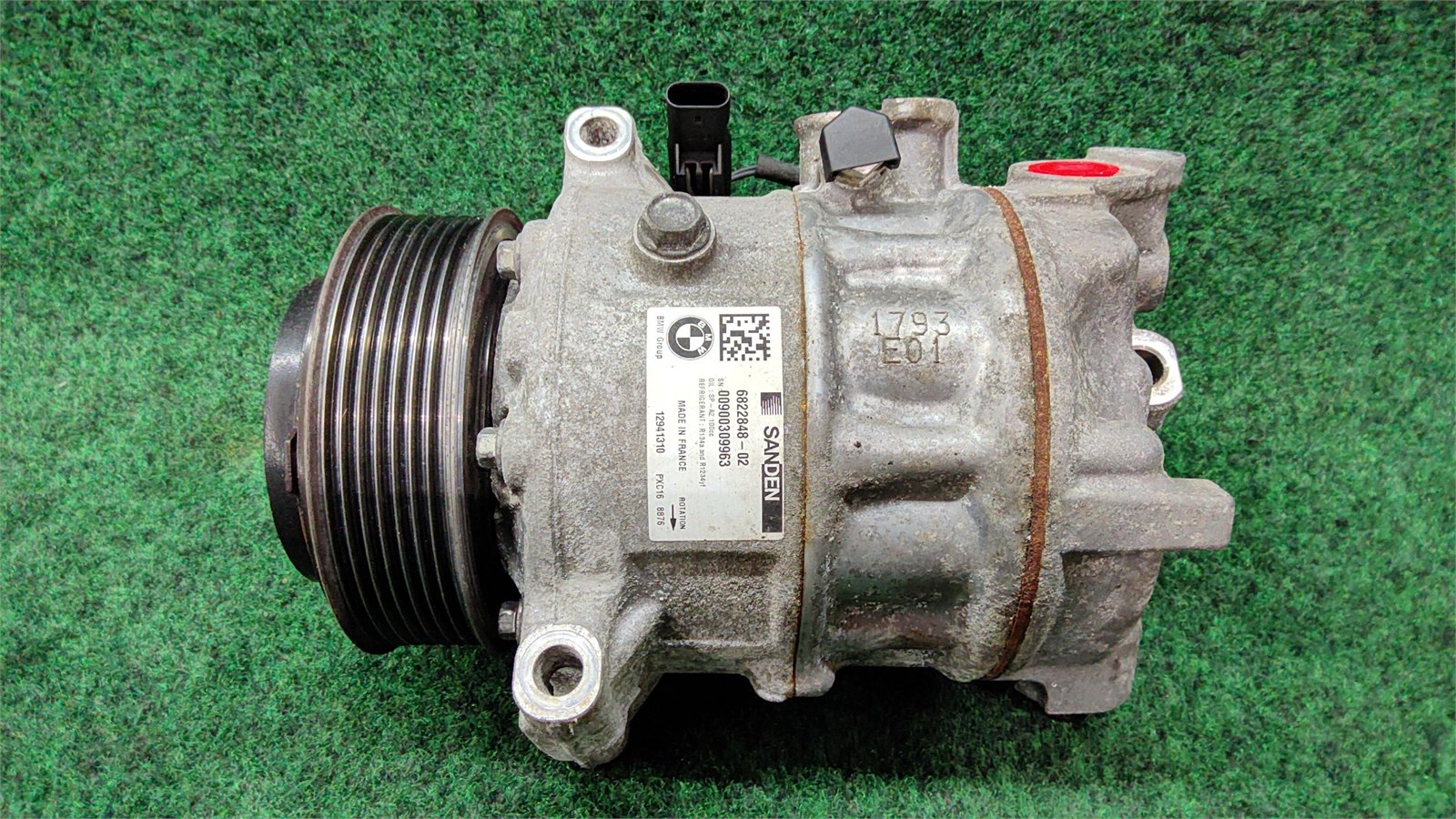 2020-2023 Bmw X6 M50i G06 Awd A/c Air Compressor Oem 64525a58a52