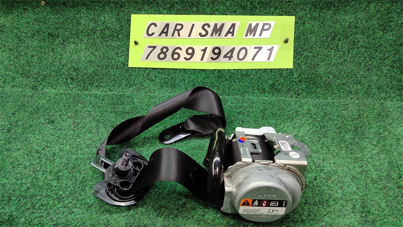 2019-2023 BMW X5 Rear Right Side Seat Belt Black OEM 72117497745
