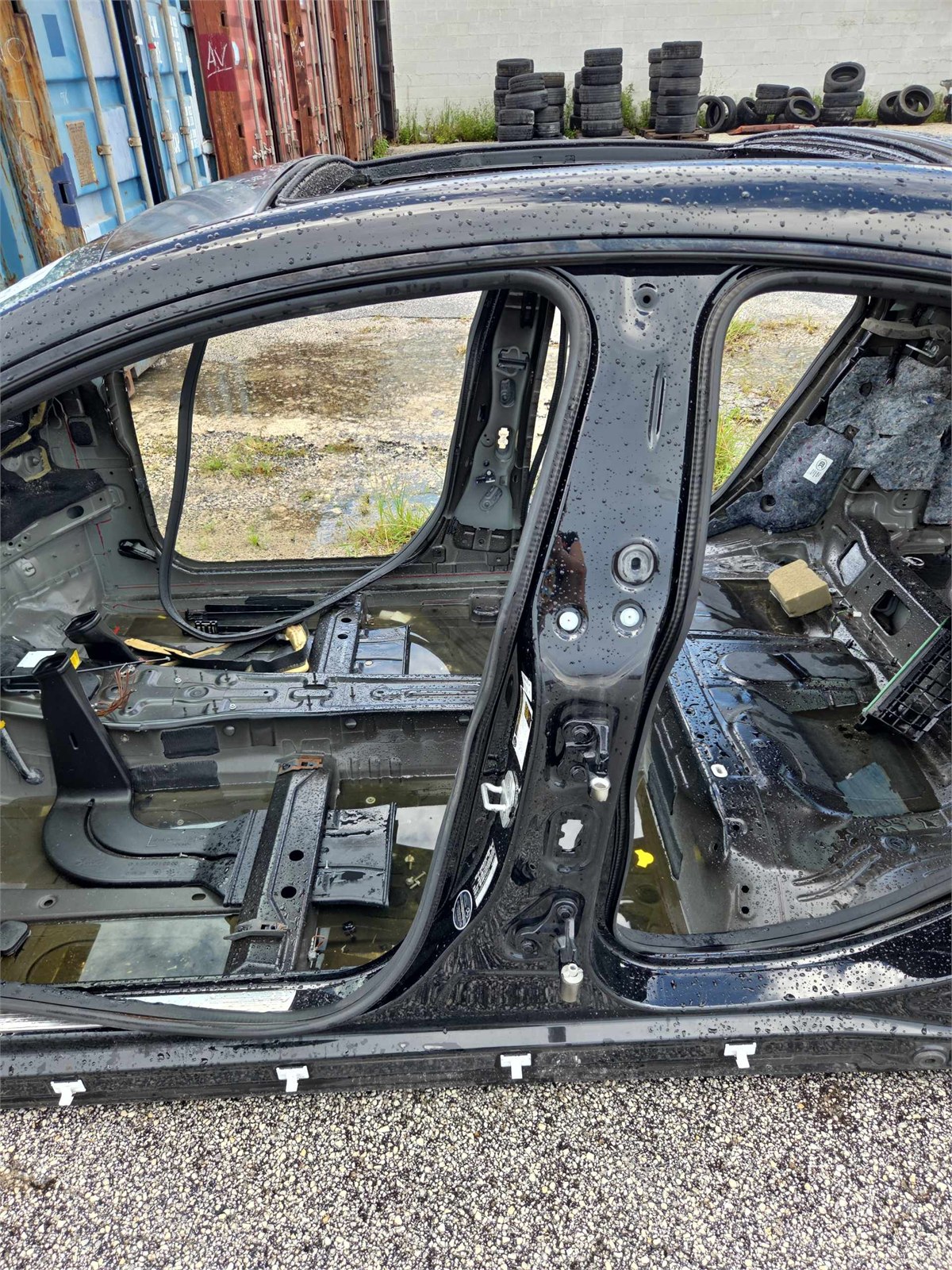 14-2019 Mercedes Cla 250 Left B-pillar Black-696 Oem A1176302900 / A1176303300