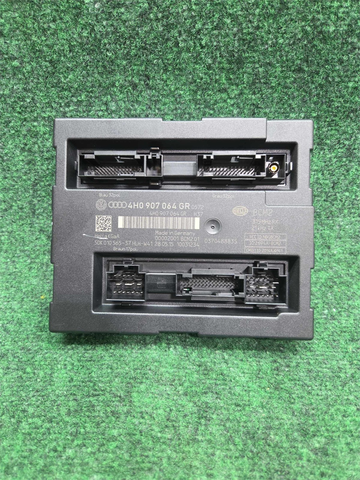 2016-2018 Audi A7 Quattro Central Control Module Oem 4h0907064gd / 4h0907064gr