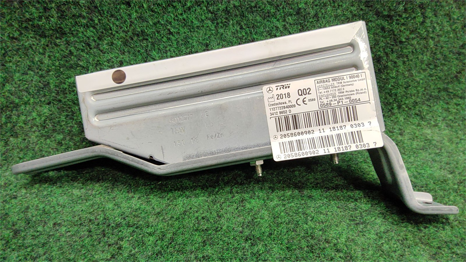 2015-2018 Mercedes Benz C300 Rear RH Right Door Sill Airbag OEM A2058600902