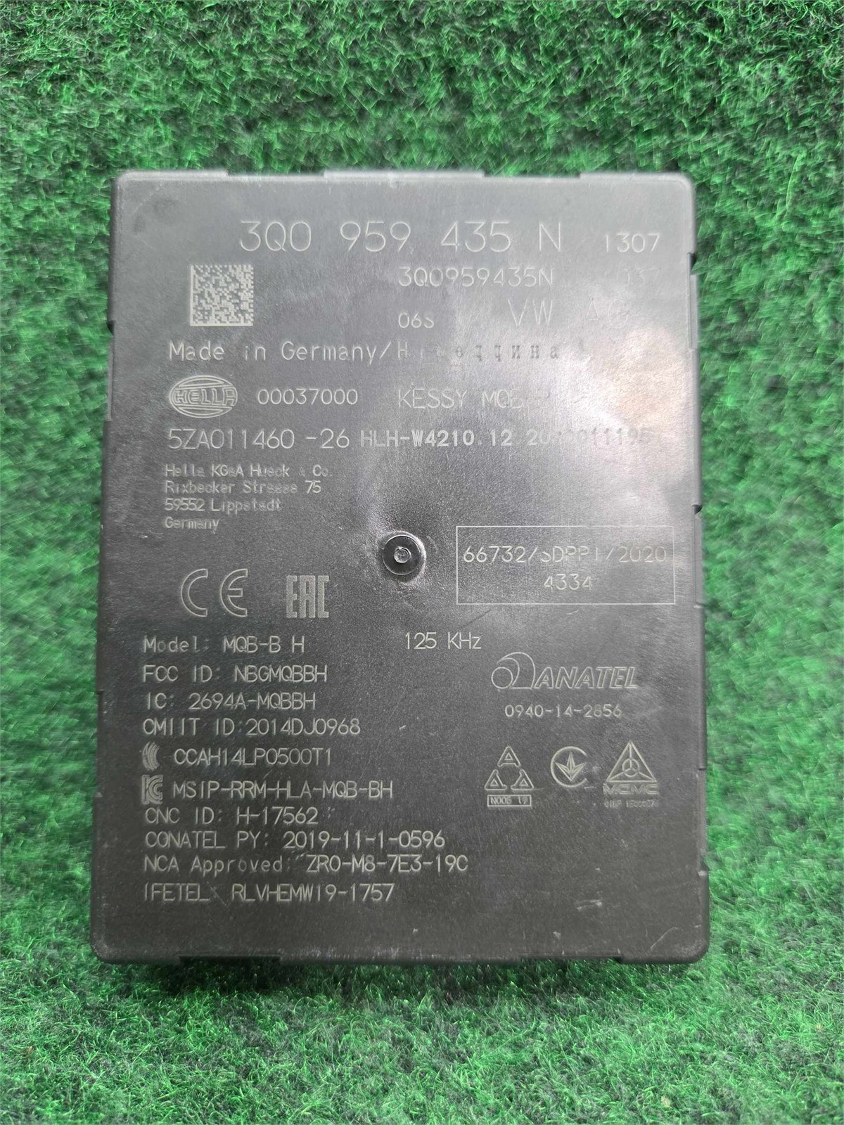 2019-2023 Audi Q3 Quattro Keyless Remote Acces Control Unit Oem 3q0959435n