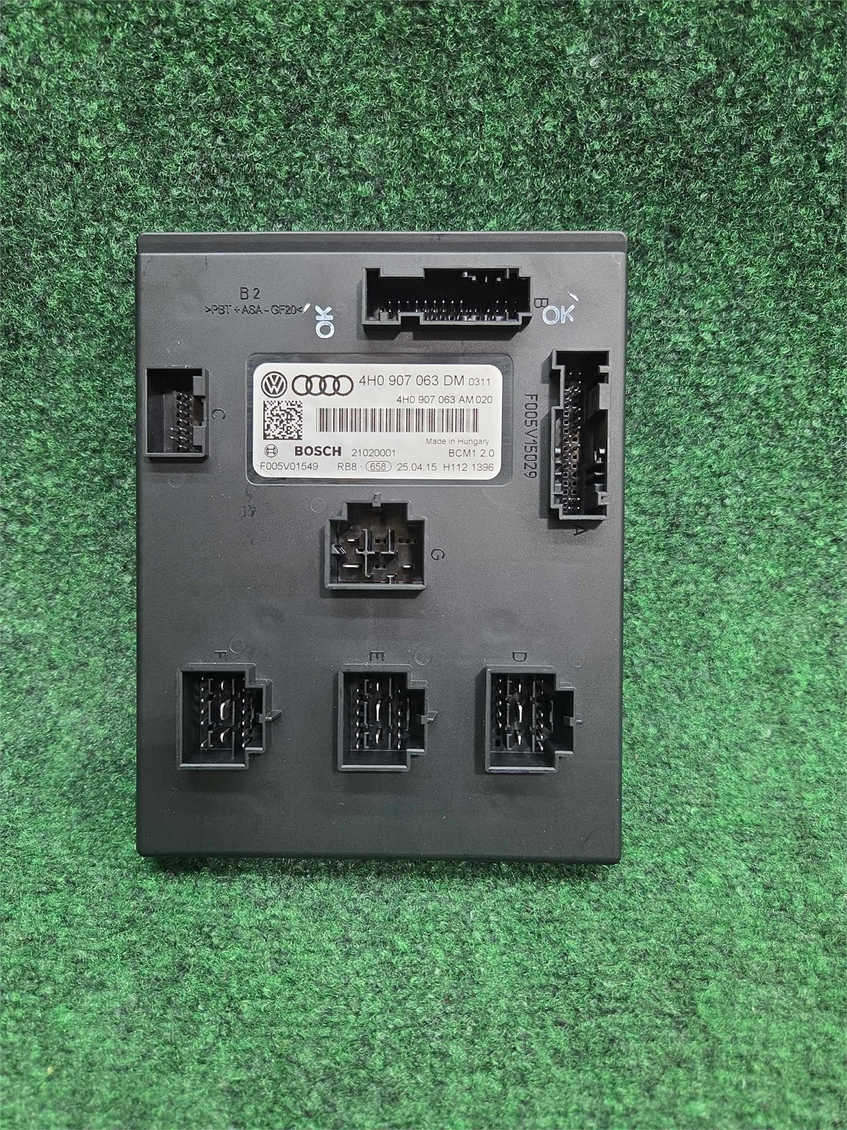 2016-2018 Audi A7 Onboard Power Supply Control Unit Oem 4h0907063dk  4h0907063dm