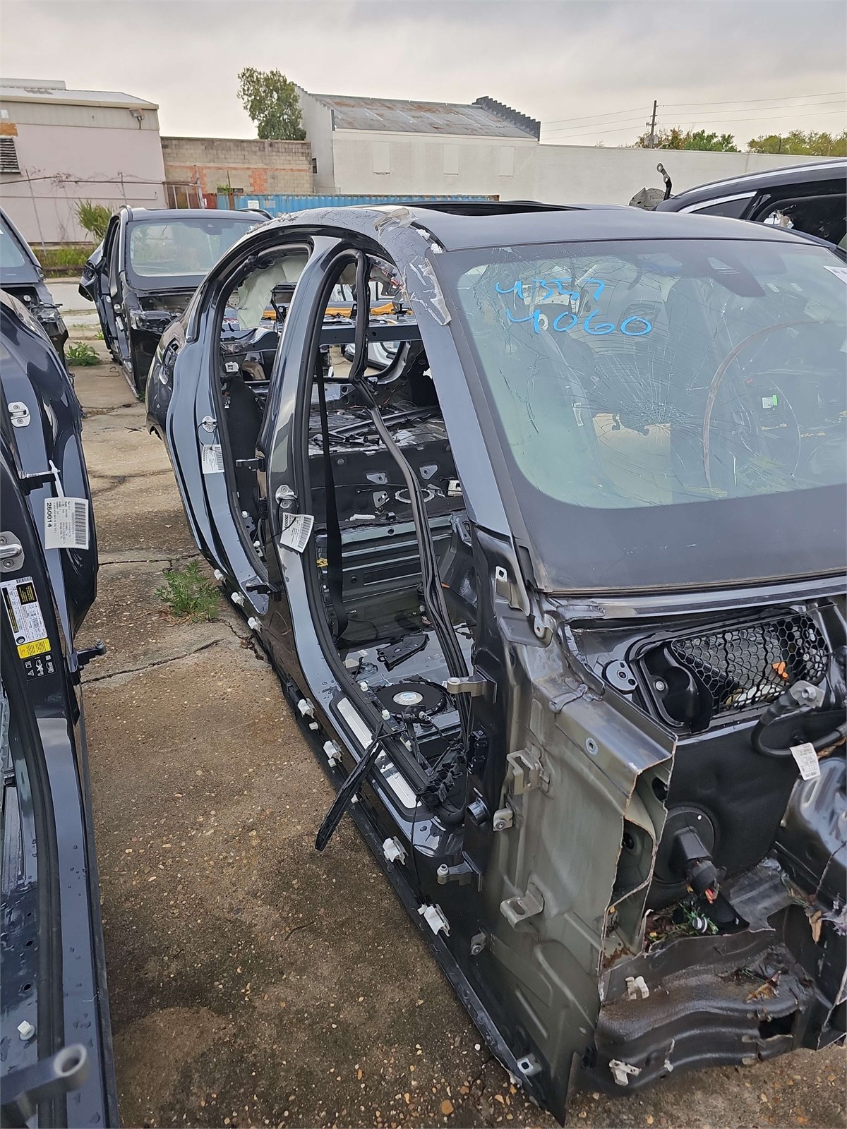2019-2024 Bmw 330i A Pillar Body Frame Right Mineral Gray b39 OEM 41007493260