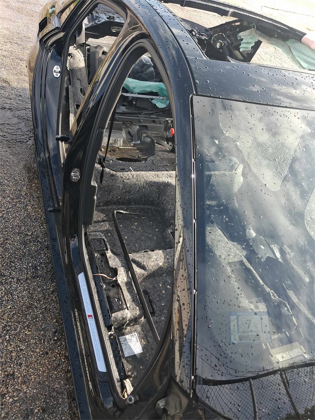 2015-2020 Audi A3 Quattro Body A Pillar Panel Right Mythos Black Oem 8v5809840
