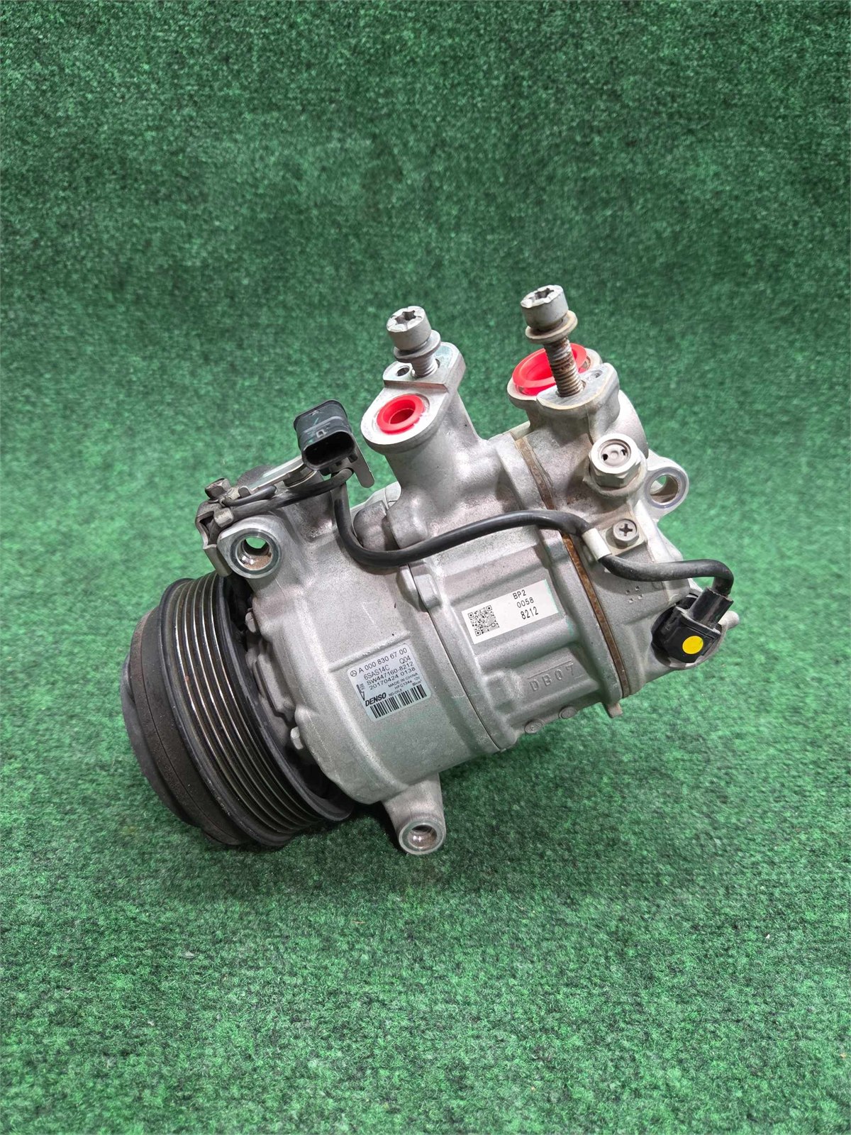 2016-2023 Mercedes Benz E300 A/c Compressor Denso 107k Mls Oem A0008306700
